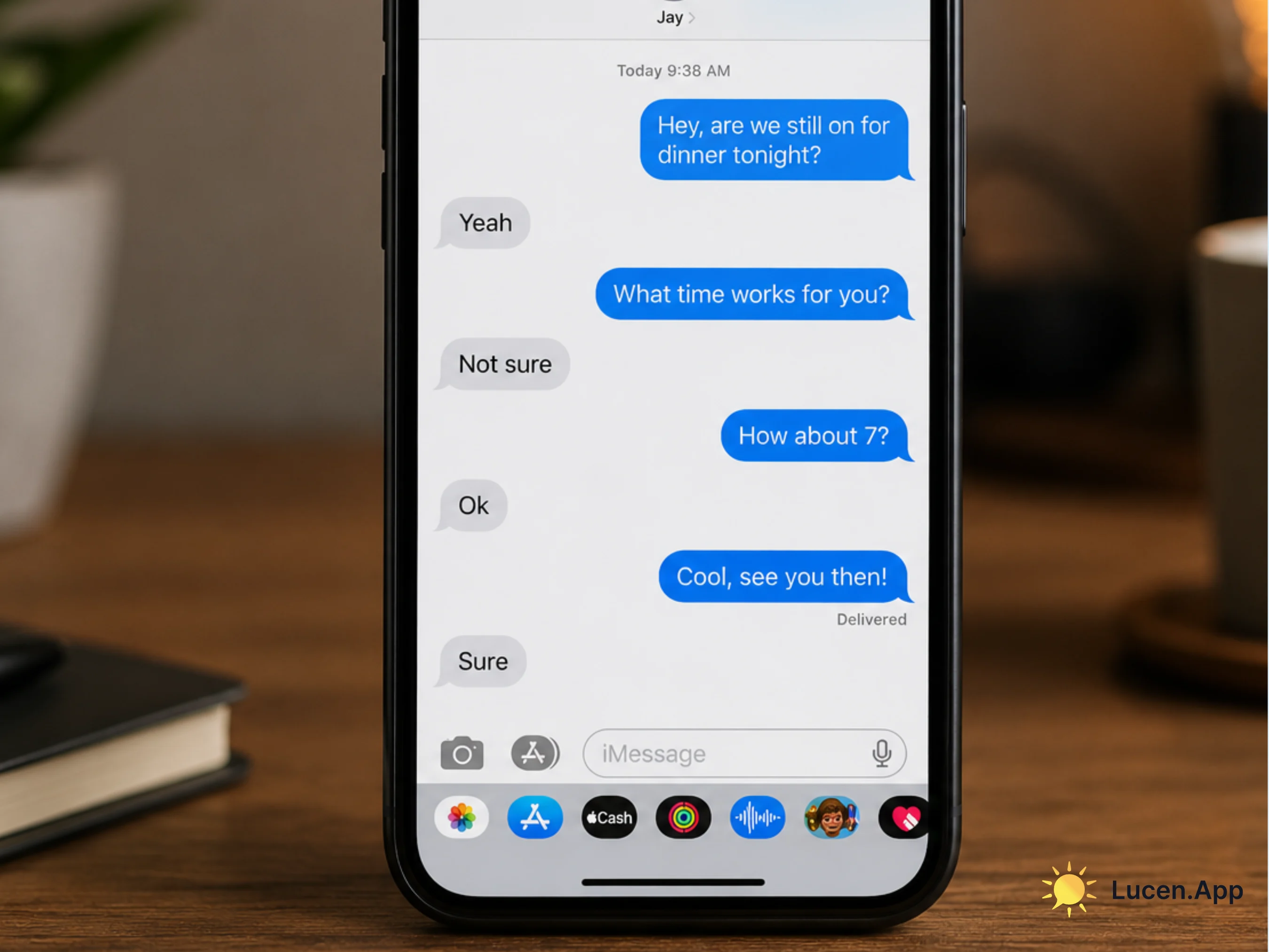 one-word or minimal replies