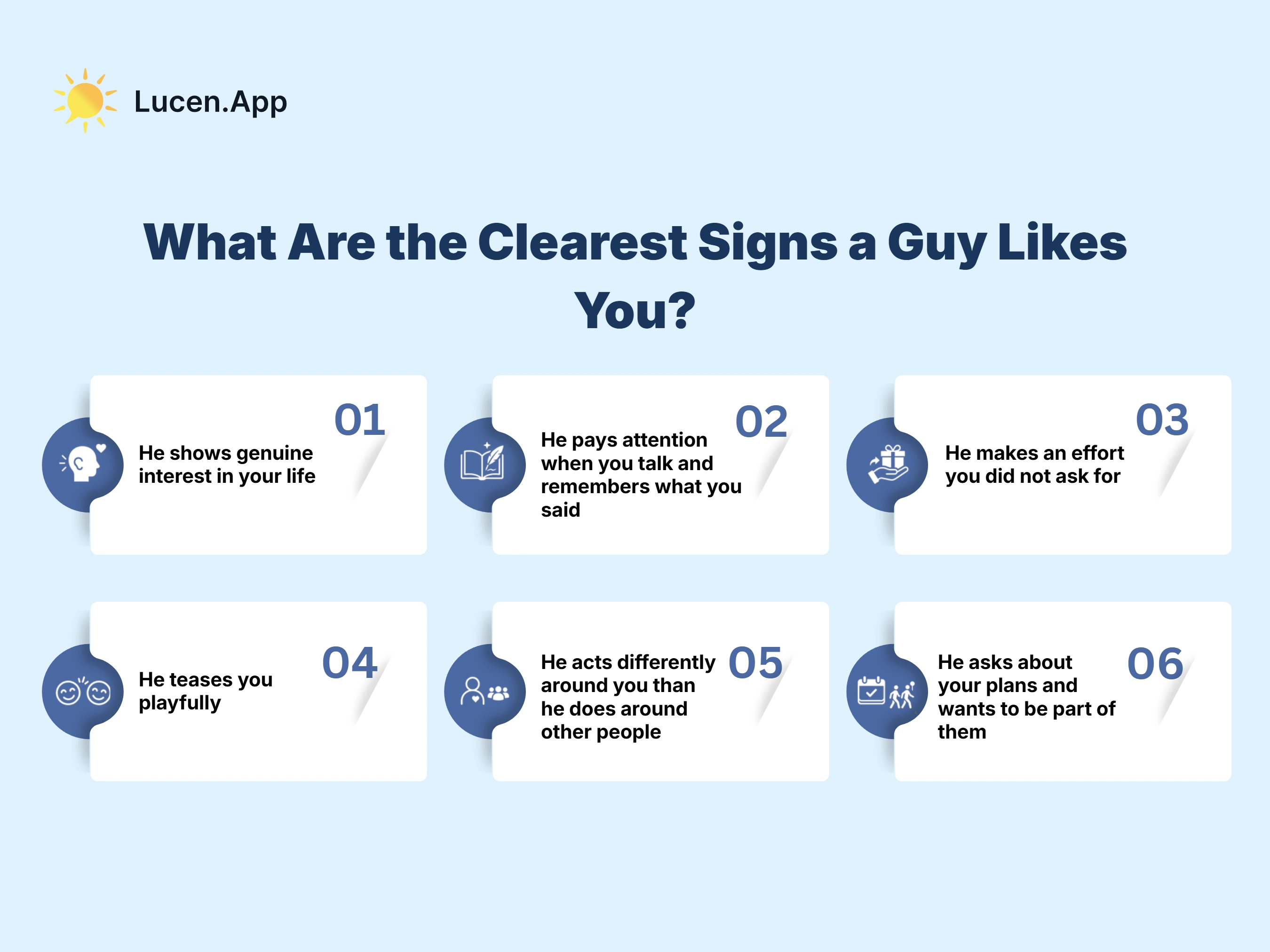 what are the clearest signs a guy likes you