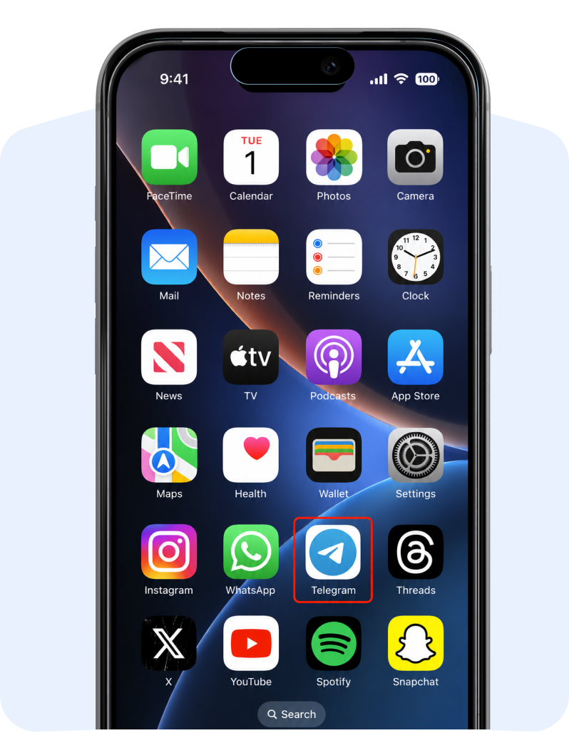 App mockup